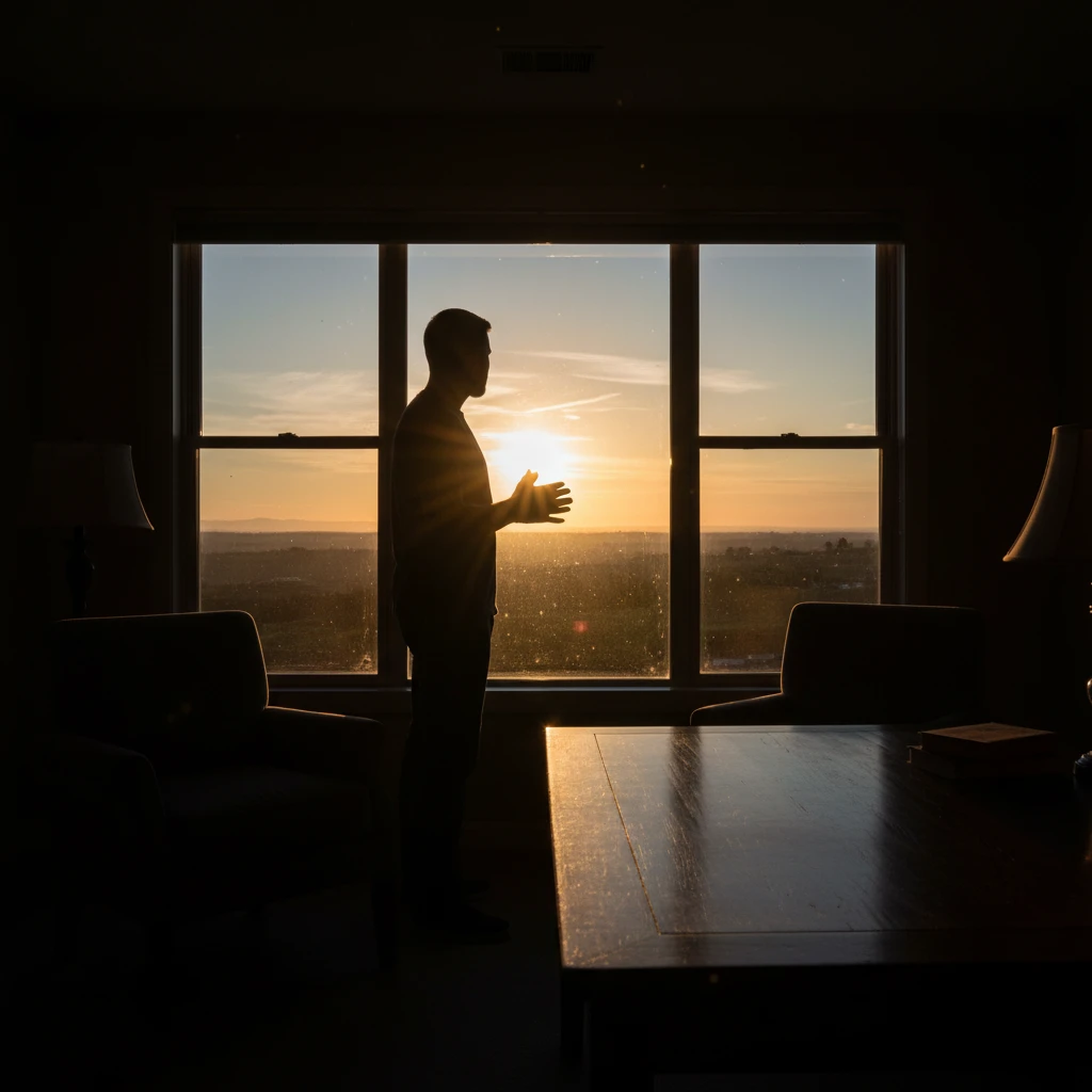 Man seeking counseling support