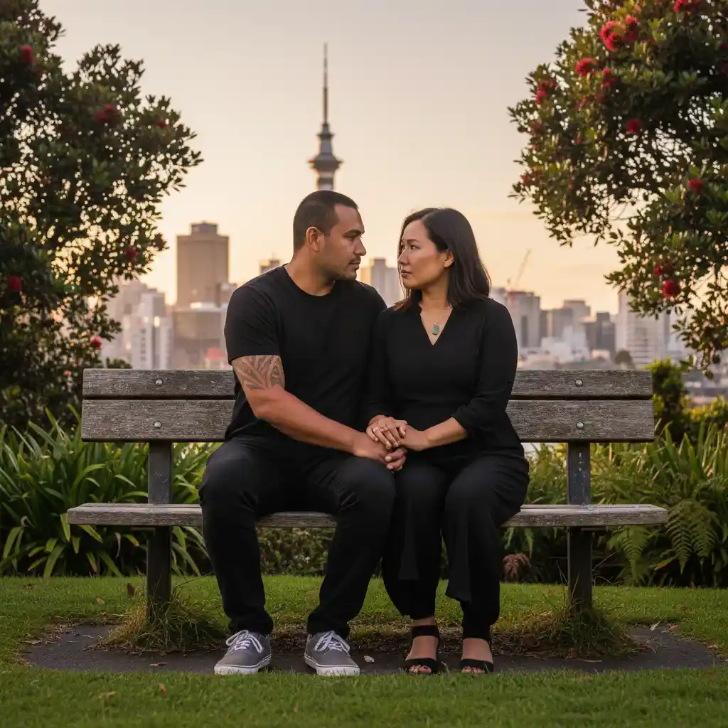 Couple discussing the timing of meeting the family