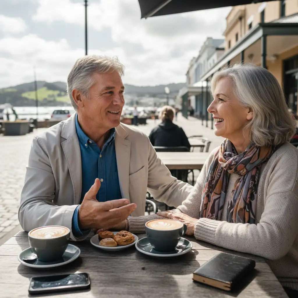 Mature couple dating in New Zealand