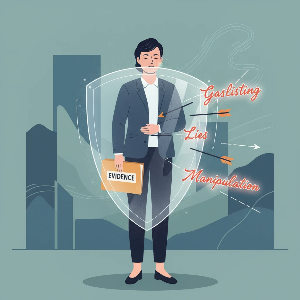 Defending against narcissistic manipulation with evidence