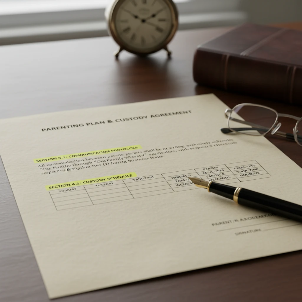 Drafting a strict parallel parenting plan in New Zealand