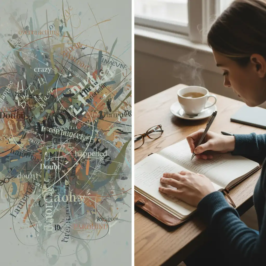 Contrast between gaslighting confusion and the clarity of documentation