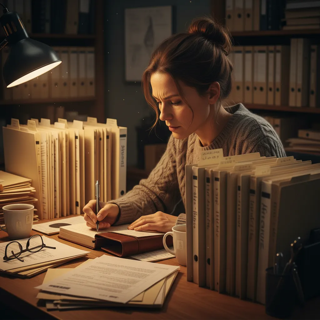 Organizing legal documents and documenting evidence strategically