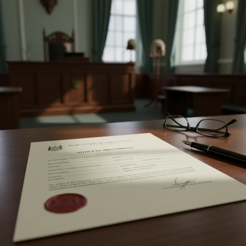 New Zealand Family Court documents regarding Care of Children Act