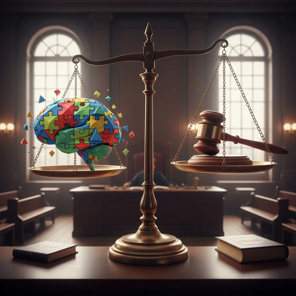 Balance scale representing neurodivergence and legal capacity in NZ law