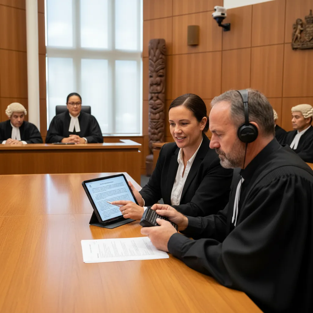 Communication Assistant helping a neurodivergent client in NZ Family Court