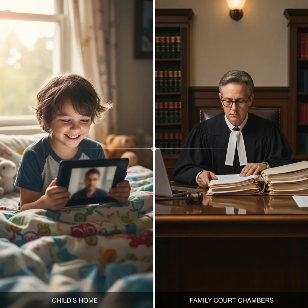 Video calling and legal review in relocation cases