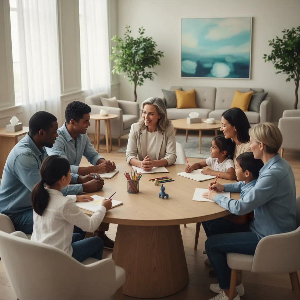 Family counselling for high-conflict co-parents