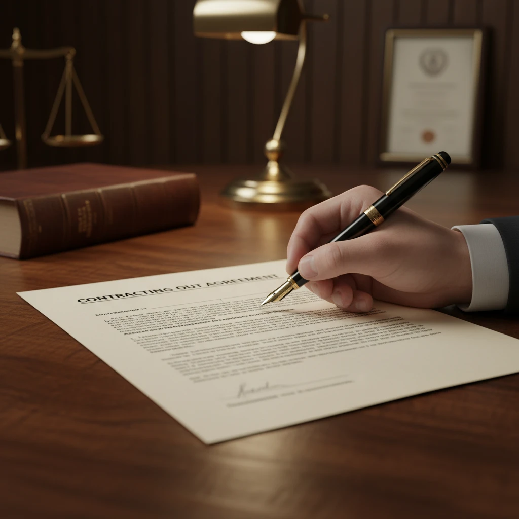 Signing a Section 21 Contracting Out Agreement