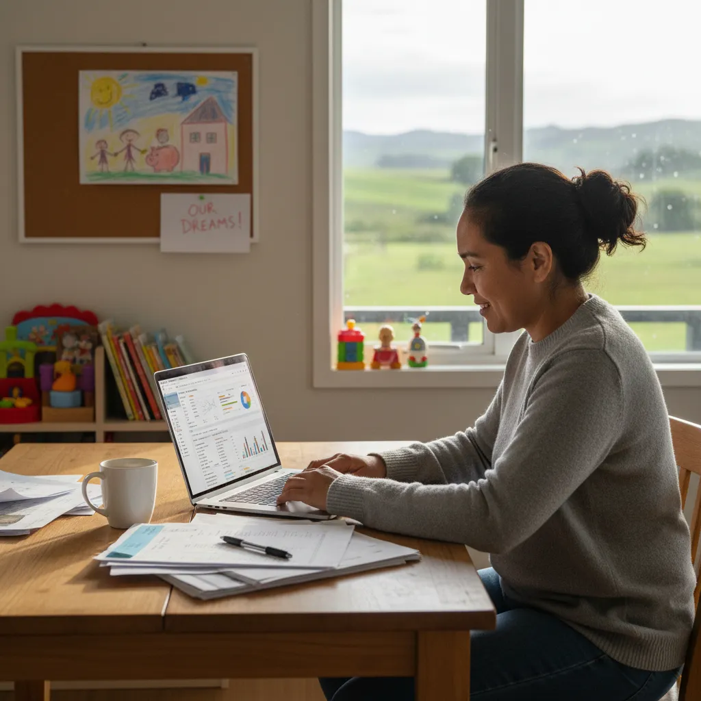 Single parent managing finances in New Zealand