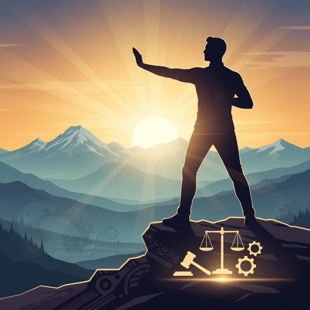 Person standing firm, symbolizing protection and new beginnings in New Zealand.