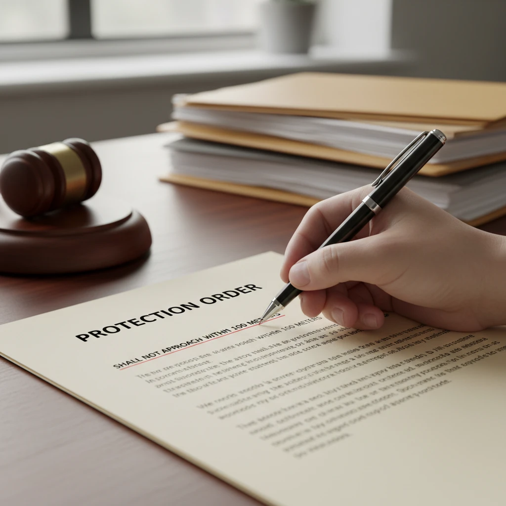 Legal document for a protection order in New Zealand