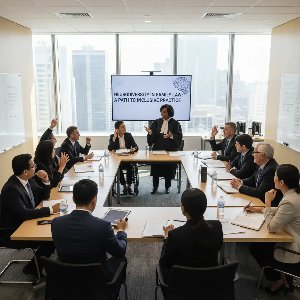 Legal professionals learning about neurodiversity