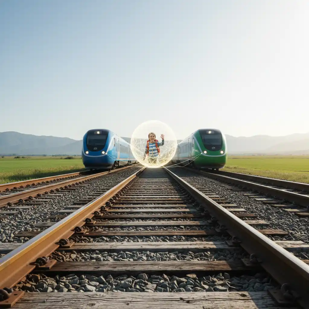 Parallel parenting concept illustration