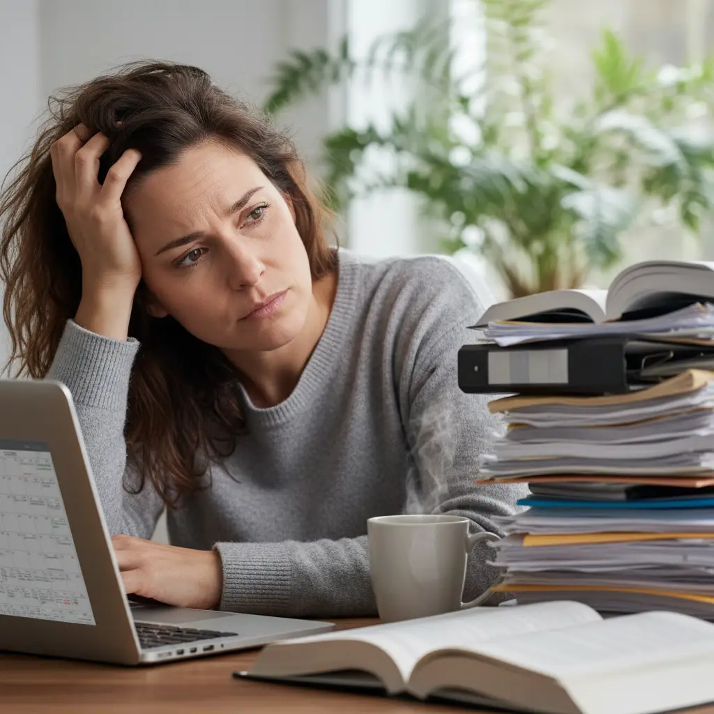 Parent dealing with high conflict separation stress