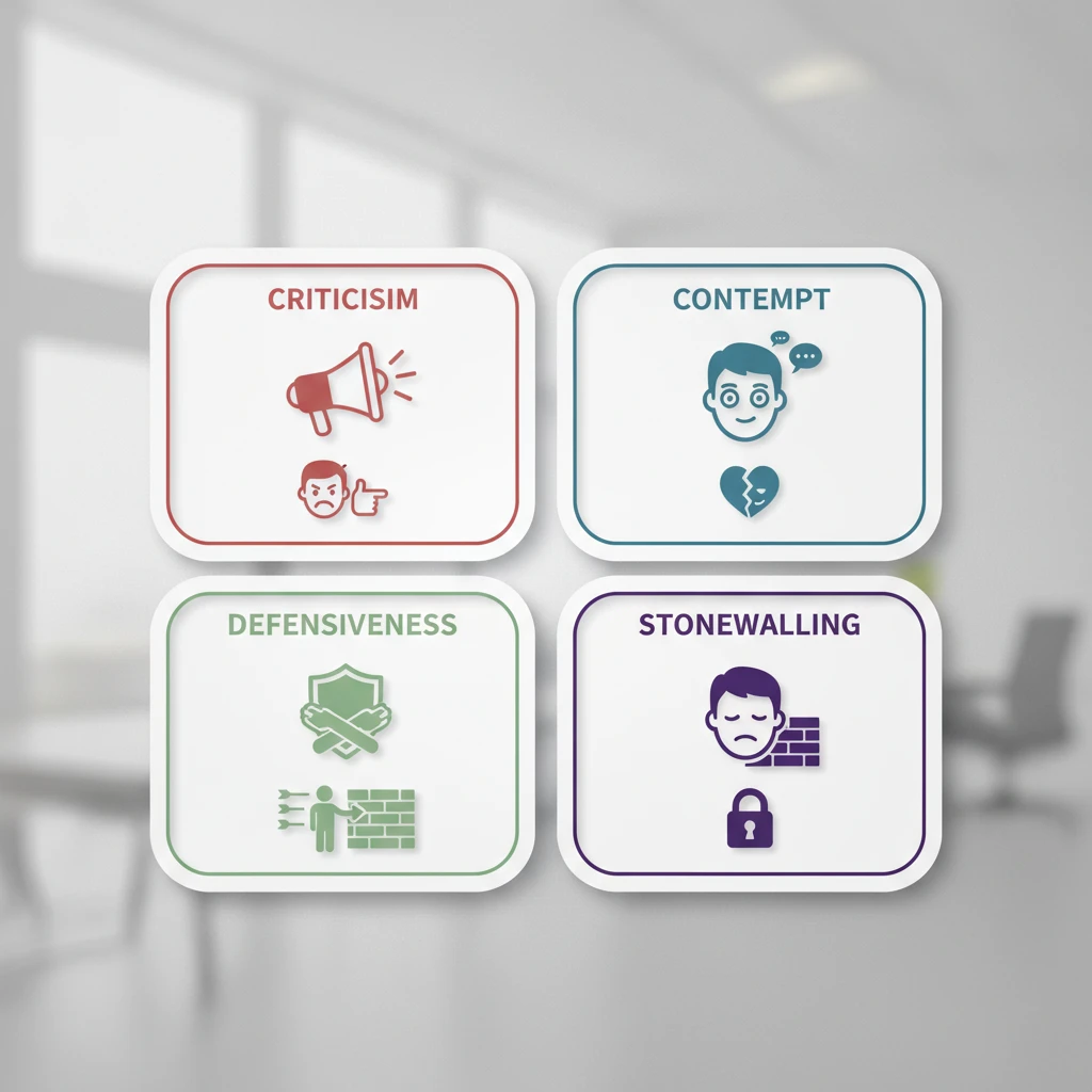 The Four Horsemen of relationship conflict