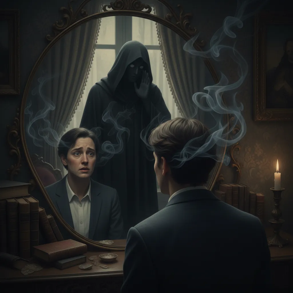 Conceptual visualization of gaslighting and distorted reality