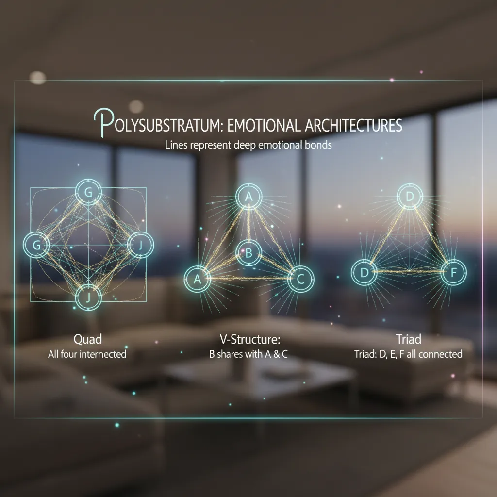 Diagram of polyamorous relationship structures