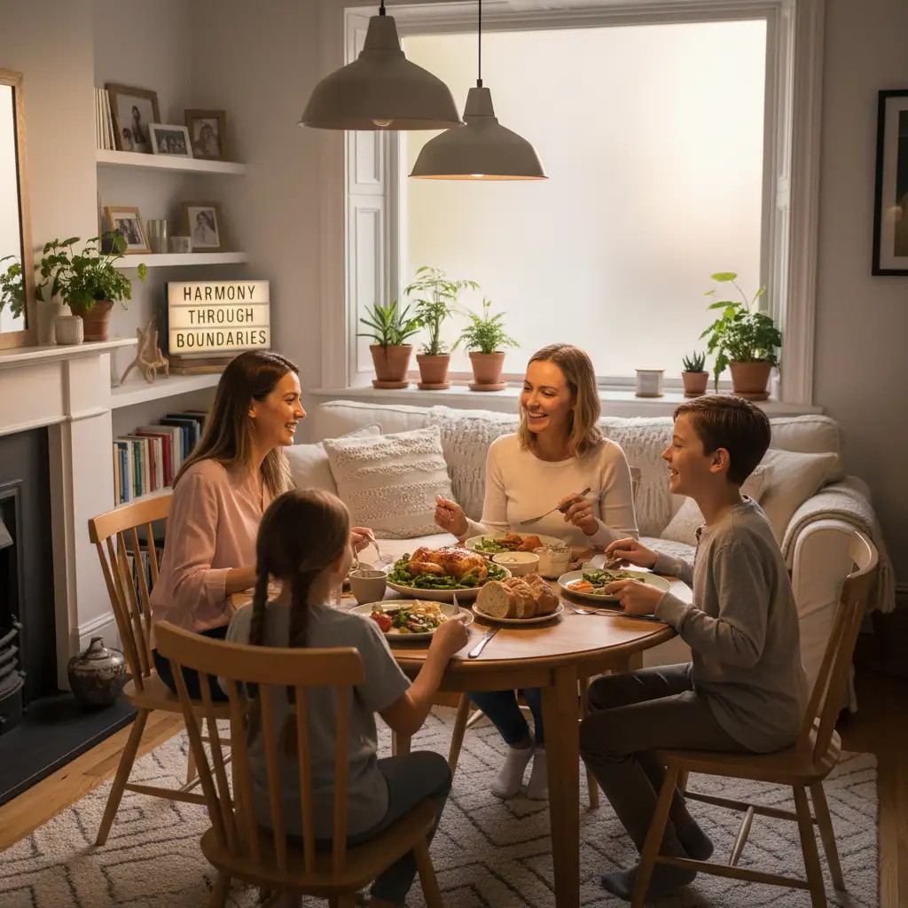 Family harmony after setting boundaries