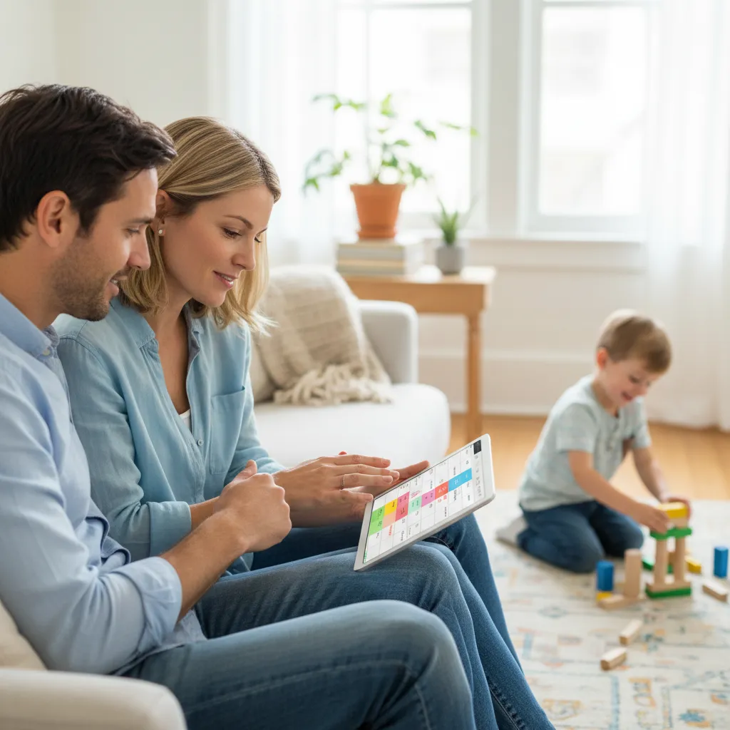 Parents using technology to co-parent effectively