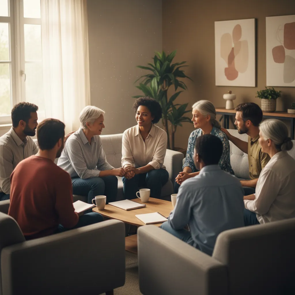 Fertility support group session in New Zealand